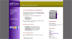 Desktop Screenshot of portlandprinterrepair.com