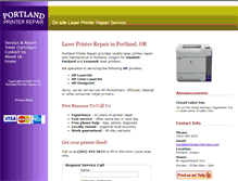 Tablet Screenshot of portlandprinterrepair.com
